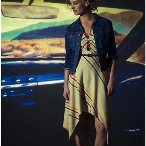 Anthropologie Eva Franco “Crossing Stripes” Dress - Picture 3 of 7